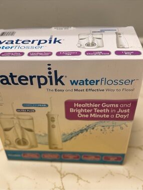 Waterpik Water Flosser - White with Blue Accents